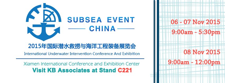Visit KBA at Subsea Event China, International Underwater Intervention Conference and Exhibition